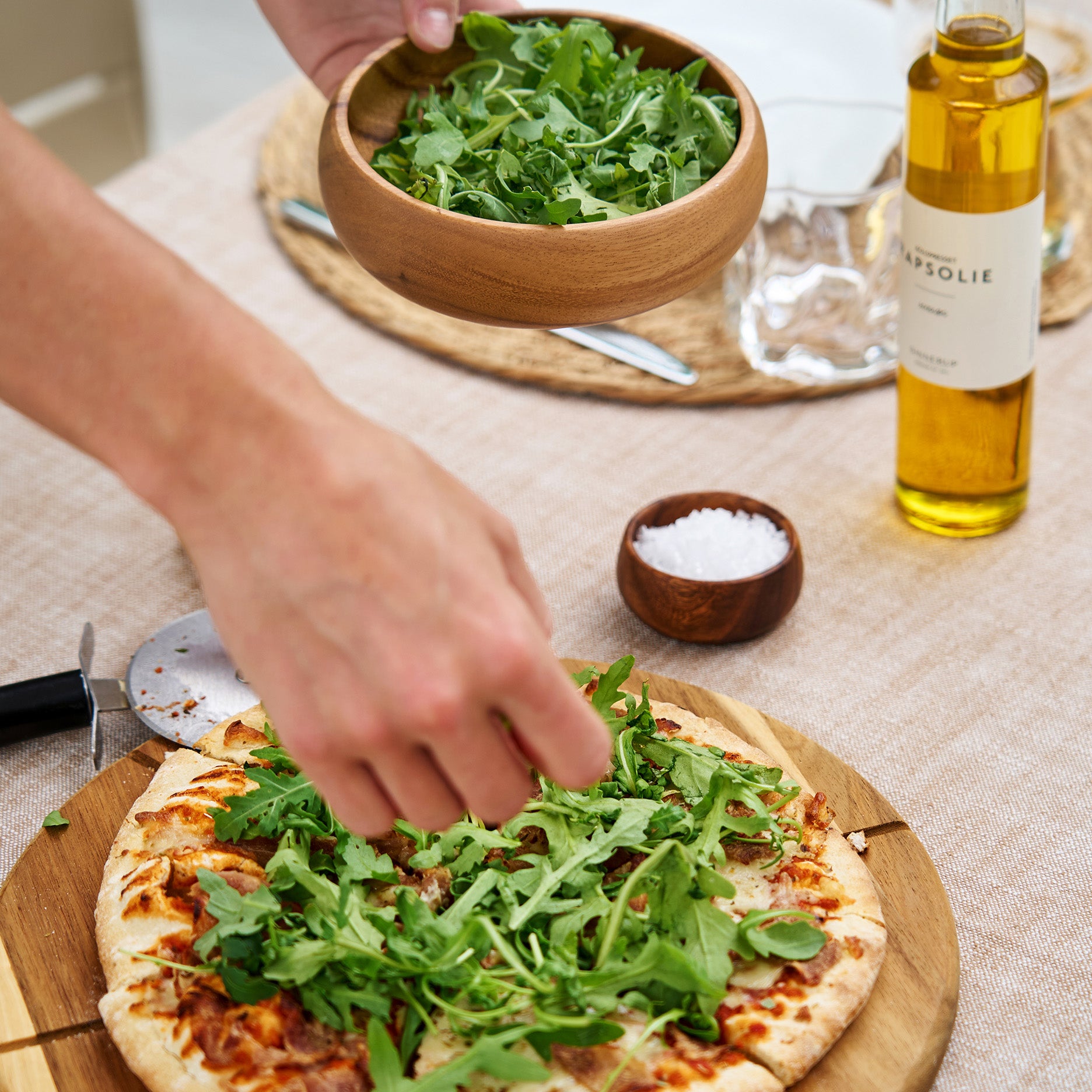 Auri Akazienholz Salzschale